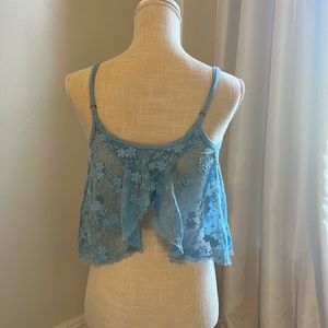 Hollister womans  XS lace back cami top